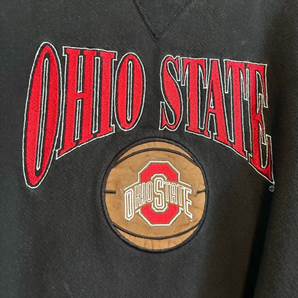 Vintage Ohio State NCAA Crewneck Basketball Sweatshirt Small USA 90s Pullover - Picture 4 of 13